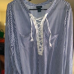 Long sleeve striped shirt
